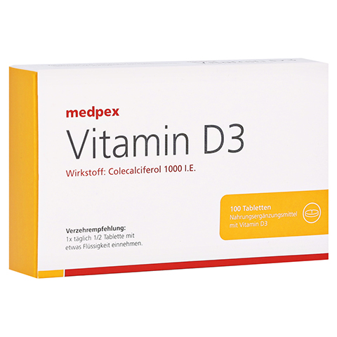 medpex Vitamin D3 100 Stück