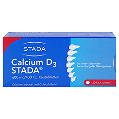 Calcium D3 STADA 600mg/400 I.E. 120 Stck N3 - Vorderseite