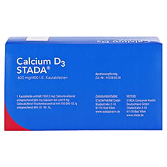 Calcium D3 STADA 600mg/400 I.E. 120 Stck N3 - Oberseite