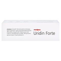 medpex Uridin Forte Kapseln 40 Stück - Oberseite