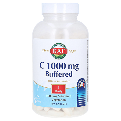 C 1000 Buffered Acid free surefrei Tabletten 250 Stck