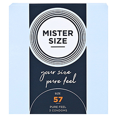 MISTER Size 57 Kondome 3 Stck - Vorderseite