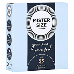 MISTER Size 53 Kondome 3 Stck