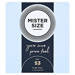MISTER Size 53 Kondome 3 Stck - Vorderseite
