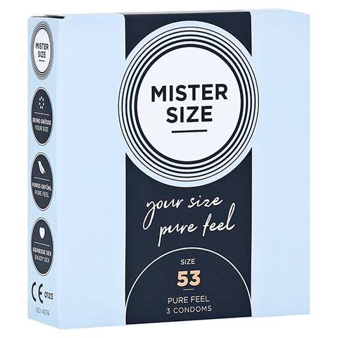 MISTER Size 53 Kondome 3 Stck