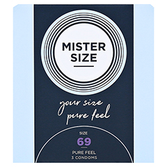 MISTER Size 69 Kondome 3 Stck - Vorderseite