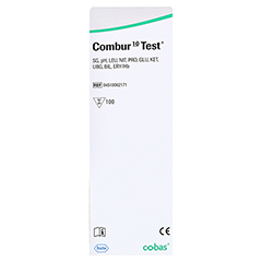 COMBUR 10 Test Teststreifen 100 Stck - Vorderseite
