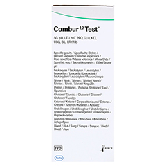COMBUR 10 Test Teststreifen 100 Stck - Linke Seite