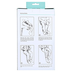ANZIEHHILFE f.Socken+Strmpfe flexible Schale 1 Stck - Rckseite