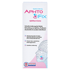 APHTOFIX Aphthen-Creme 10 Gramm - Vorderseite