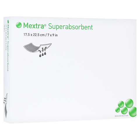 MEXTRA Superabsorbent Verband 17,5x22,5 cm 10 Stück