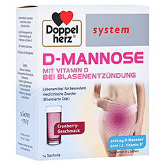 DOPPELHERZ D-Mannose system Beutel 14 Stck
