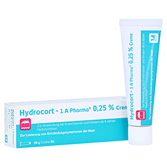 HYDROCORT-1A Pharma 0,25% Creme 20 Gramm N1