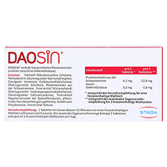 DAOSIN Tabletten 60 Stck - Rckseite