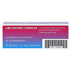 LIBO HEVERT Complex Tabletten 50 Stck N1 - Unterseite