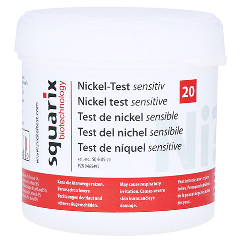 NICKEL Test sensitiv 20 Stck