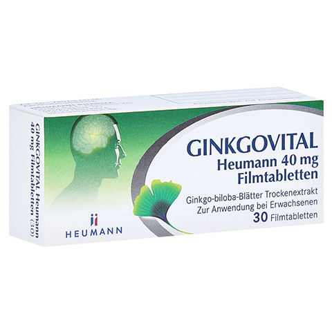 GINKGOVITAL Heumann 40 mg Filmtabletten 30 Stck N1