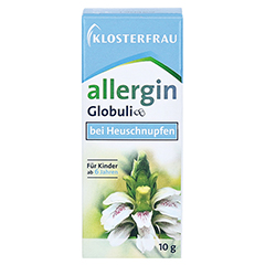 KLOSTERFRAU Allergin Globuli 10 Gramm - Vorderseite
