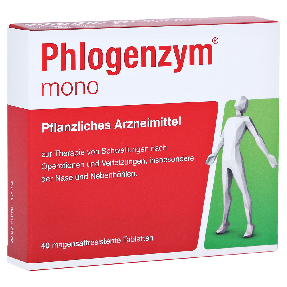 Phlogenzym mono Filmtabletten Tabletten magensaftresistent 40 Stück