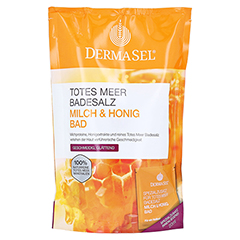 DERMASEL Totes Meer Badesalz+Milch&Honig SPA 1 Packung