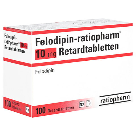 Felodipin-ratiopharm 10mg 100 Stck N3