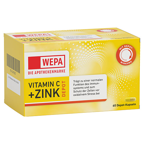 WEPA Vitamin C+Zink Kapseln 60 Stck