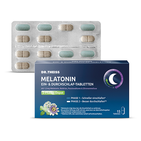 DR.THEISS Melatonin Ein- & Durchschlaf-Tabletten 15 Stck