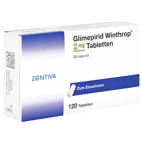 Glimepirid Winthrop 2mg 120 Stck N2