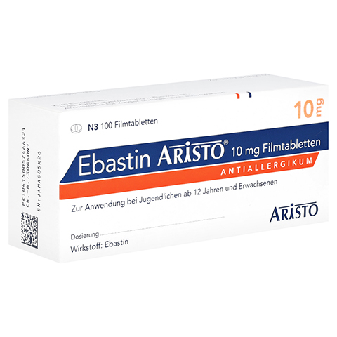 Ebastin Aristo 10mg 100 Stck N3