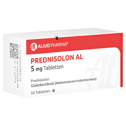 PREDNISOLON AL 5 mg Tabletten 50 Stck N2