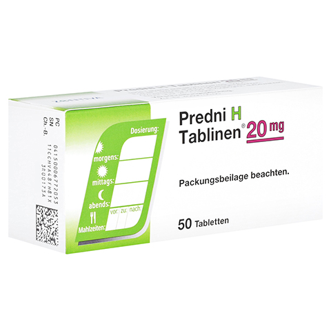 PREDNI H Tablinen 20 mg Tabletten 50 Stck N2