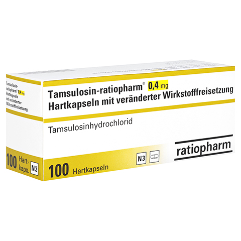 Tamsulosin-ratiopharm 0,4mg 100 Stück N3