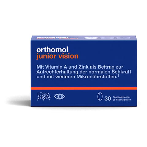 ORTHOMOL Junior vision Kautabletten 30 Stck