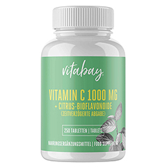 VITAMIN C+BIOFLAVONOIDE 1000 mg vegan hochdosiert 250 Stck