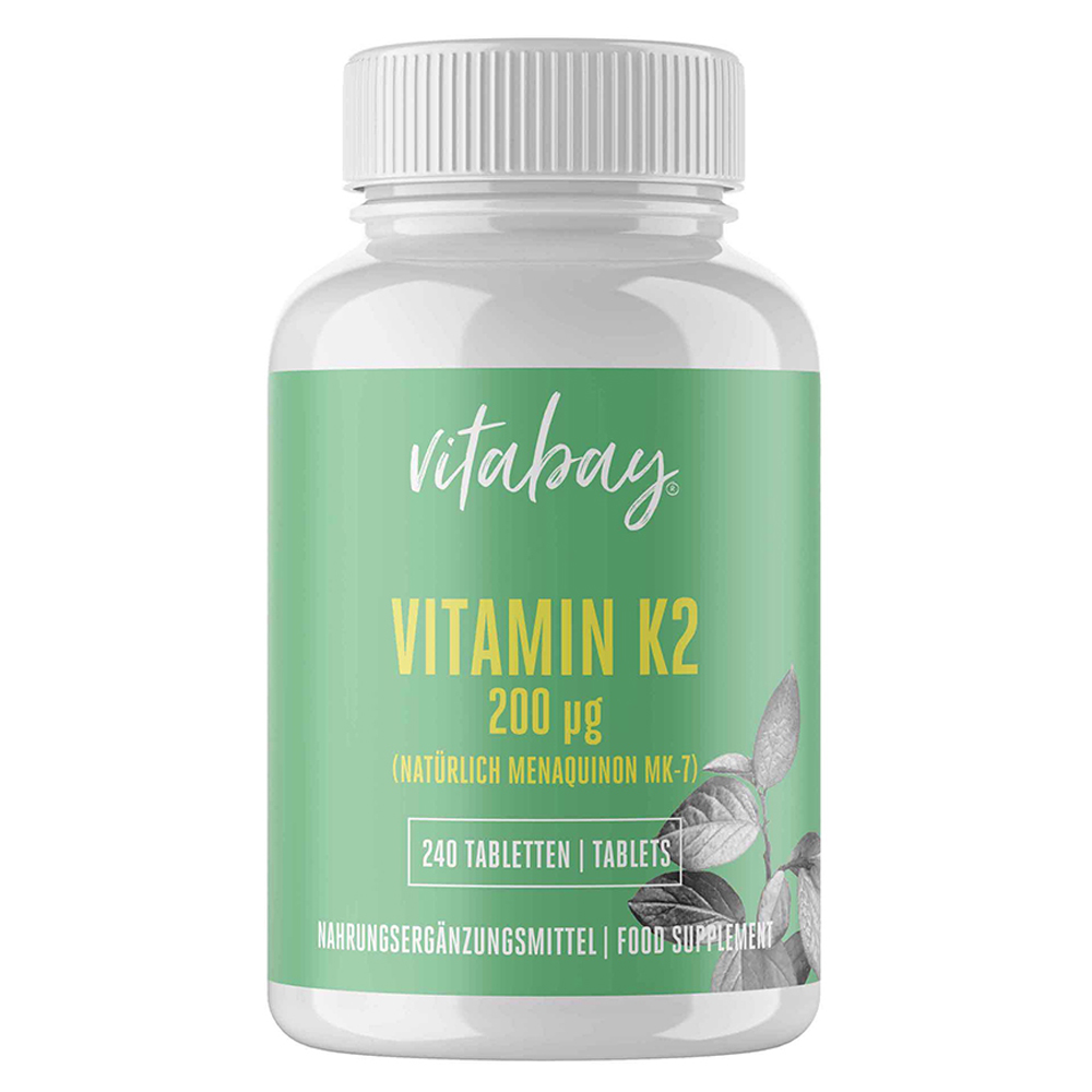 VITAMIN K2 200 µg MK-7 vegan Tabletten 240 Stück