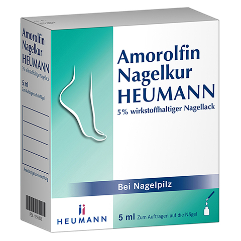 Amorolfin Nagelkur Heumann 5% wirkstoffhaltiger Nagellack 5 Milliliter N2