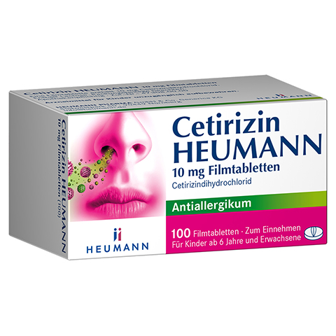 Cetirizin Heumann 10mg 100 Stück N3
