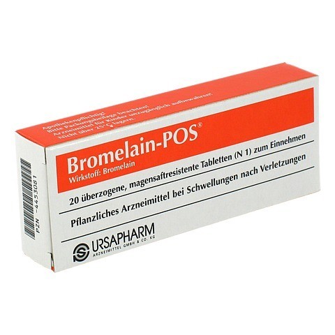 BROMELAIN POS magensaftresistente Tabletten 20 Stck N1
