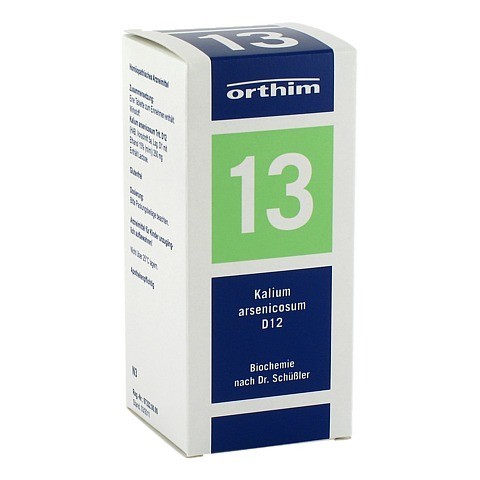 BIOCHEMIE Orthim 13 Kalium arsenicosum D 12 Tabl. 400 Stck N3