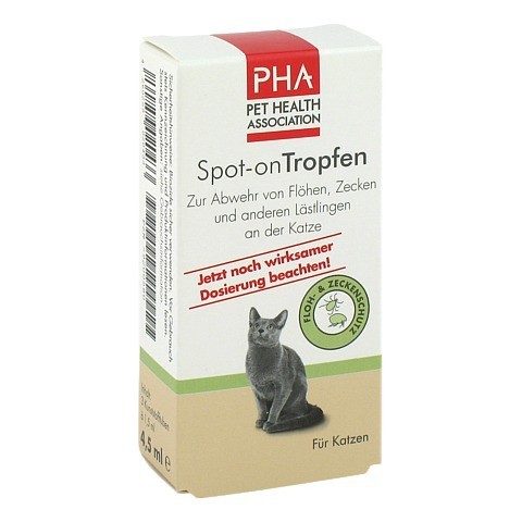 PHA Spot-on Tropfen f.Katzen 3x1.5 Milliliter