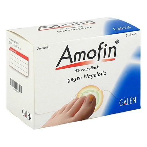 AMOFIN 5% Nagellack 3 Milliliter N1
