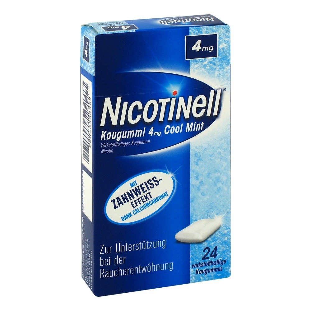 Nicotinell 4mg Cool Mint Kaugummi 24 Stück