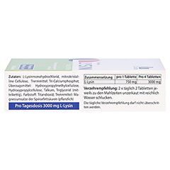 Avitale L-Lysin 750 mg 30 Stück - Rechte Seite