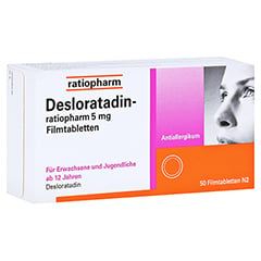 Desloratadin-ratiopharm 5mg 50 Stck N2