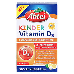ABTEI Kinder Vitamin D3 Schmelztabletten 50 Stck - Vorderseite