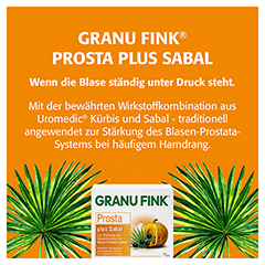 GRANU FINK Prosta plus Sabal 400mg/340mg/75mg 60 Stück - Info 1
