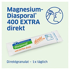 Magnesium Diasporal 400 Extra direkt Granulat 100 Stück - Info 1