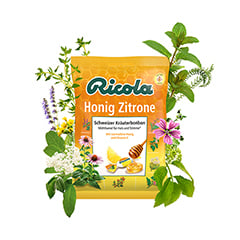 RICOLA m.Z.Beutel Echinacea Honig Zitrone Bonbons 75 Gramm - Info 1