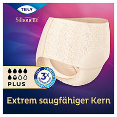TENA SILHOUETTE Plus M creme Inkontinenz Pants 4x12 Stck - Info 1