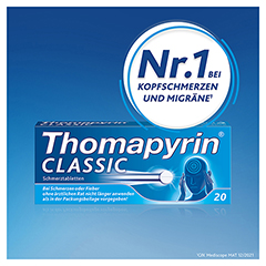 Thomapyrin CLASSIC Schmerztabletten 20 Stück N2 - Info 1